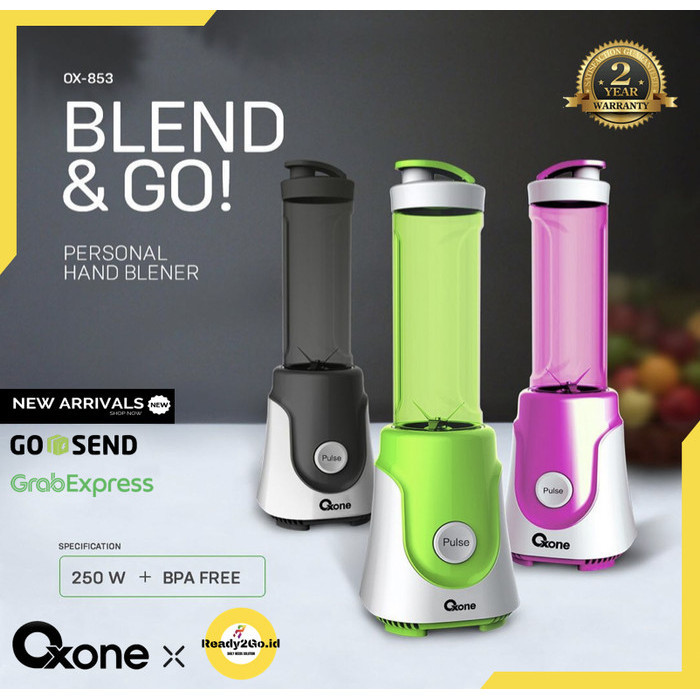 Oxone Hand Blender Ox-853 Blender Portable Ox853 Travel Blender