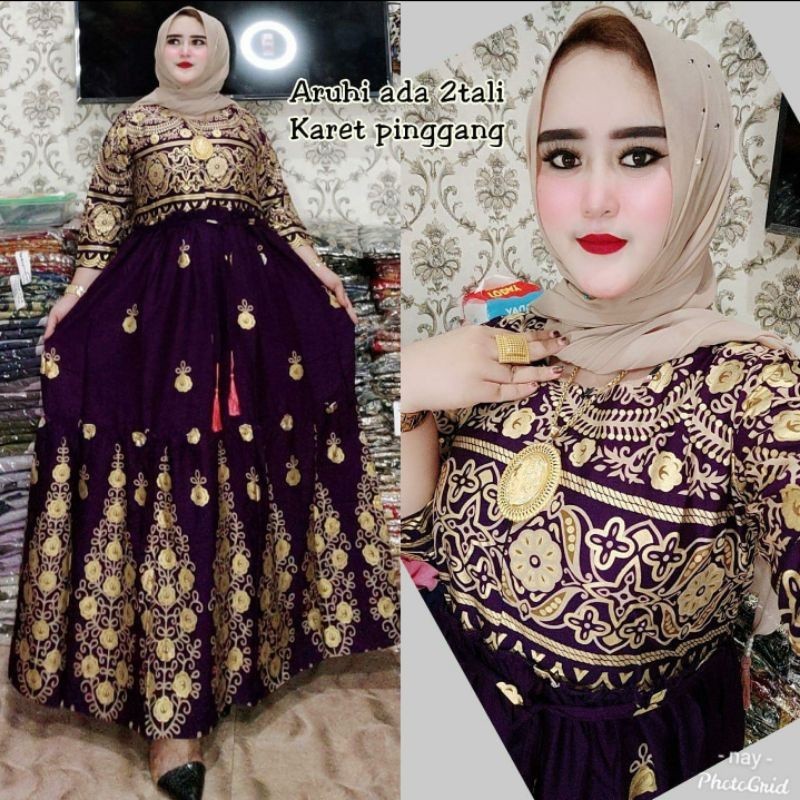 K49 Gamis India Aruhi Viral Jumbo QPi