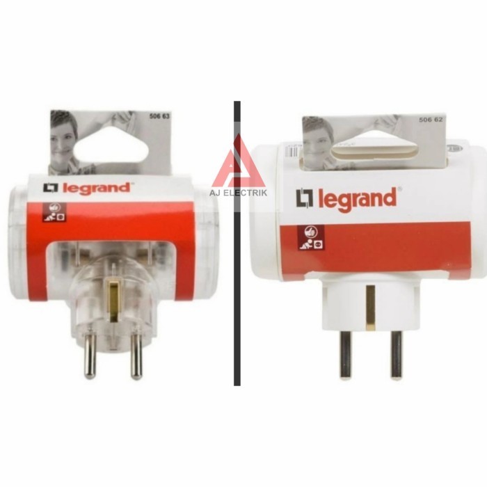 LEGRAND STEKER T PUTIH 050662 / STEKER T TRANSPARANT 050663