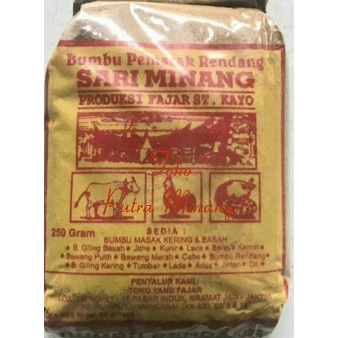 

Bumbu Rendang SARI MINANG 1000 gram MBS