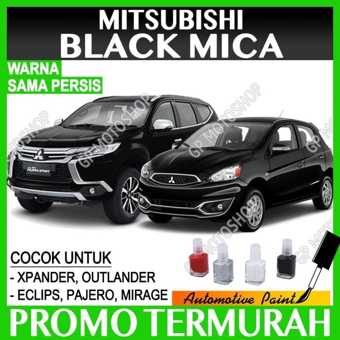 MITSUBISHI BLACK MICA CAT OLES PENGHILANG BARET MOBIL HITAM METALIK