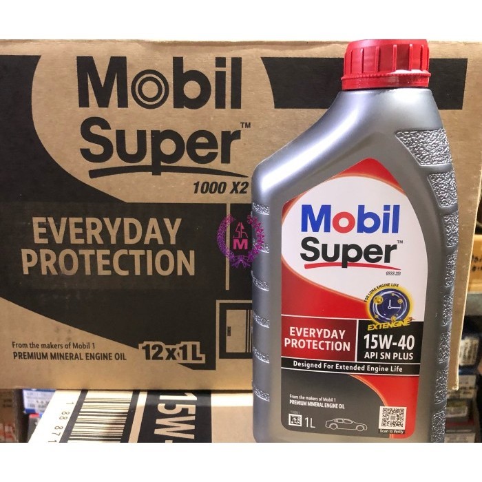 Mobil Super 1000 Everyday Protection 15W-40 15W40 15W/40 API SN Plus
