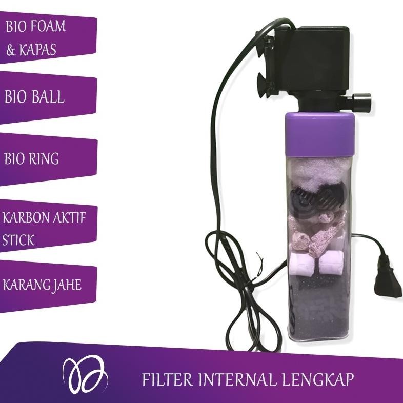 Filter Aquarium Internal - Filter Aquarium Tanpa Kuras - Semi Undergravel Filter