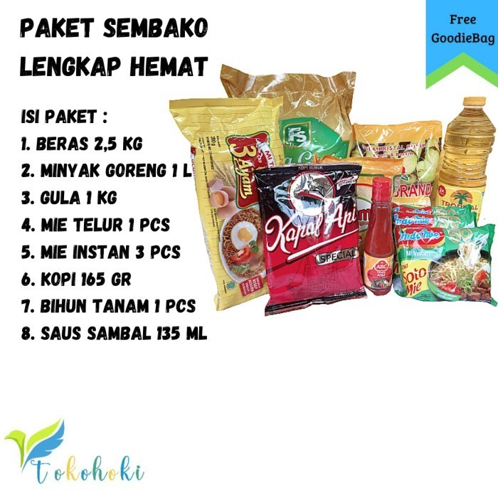 

PAKET SEMBAKO LENGKAP HEMAT