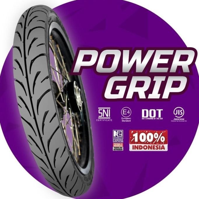 Ban Motor Mizzle 300-18 /3.00-18 TT Ring 18 Power Grip tanpa Ban Dalam H24S