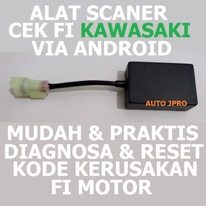 HEMAT ALAT SCANNER KAWASAKI NINJA 250 DIAGNOSTIC TOOL CEK FI OBD2 ANDROID