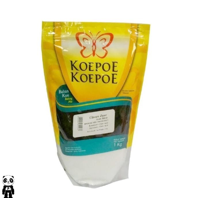 

Koepoe Koepoe Asam Sitrun 1Kg Asam Sitrat/ Asam Citrun/ Citroen Zuur