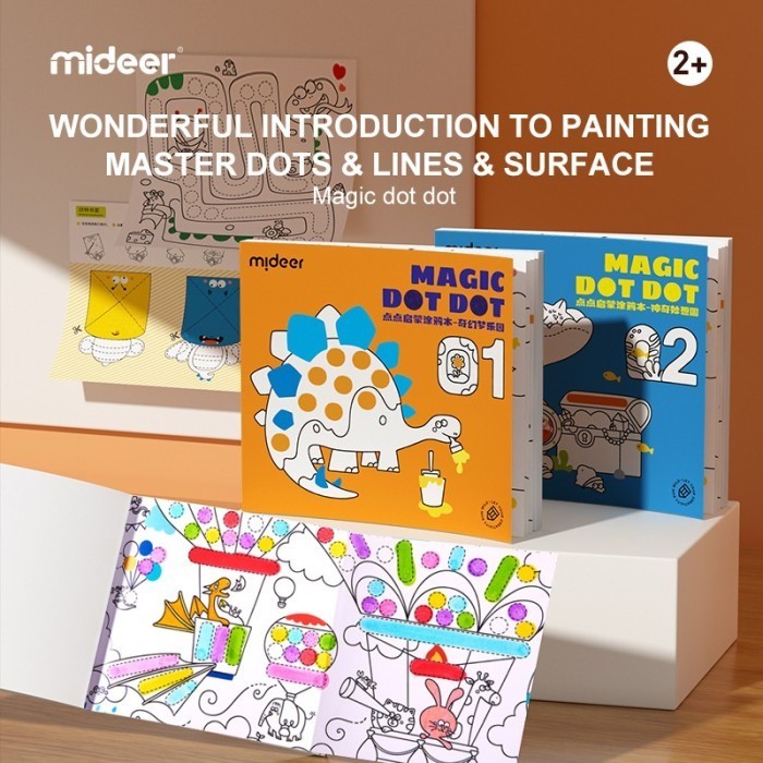 

Terlaris Mideer Magic Dot Dot Coloring Book Kids Buku Belajar Mewarnai Anak 2+ SALE