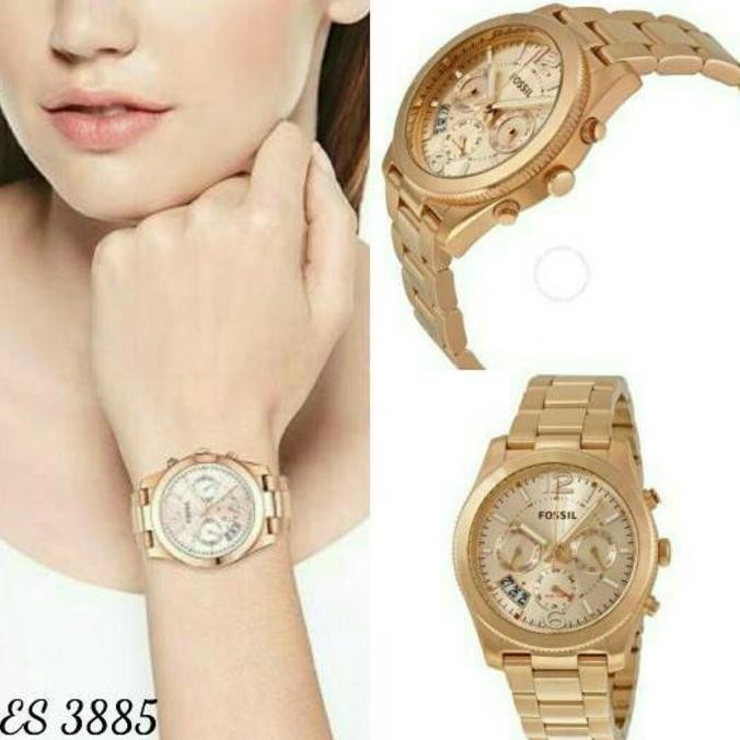 Jam Tangan Wanita Merk Fossil ES 3885 / ES 3884 / ES 3883 Original