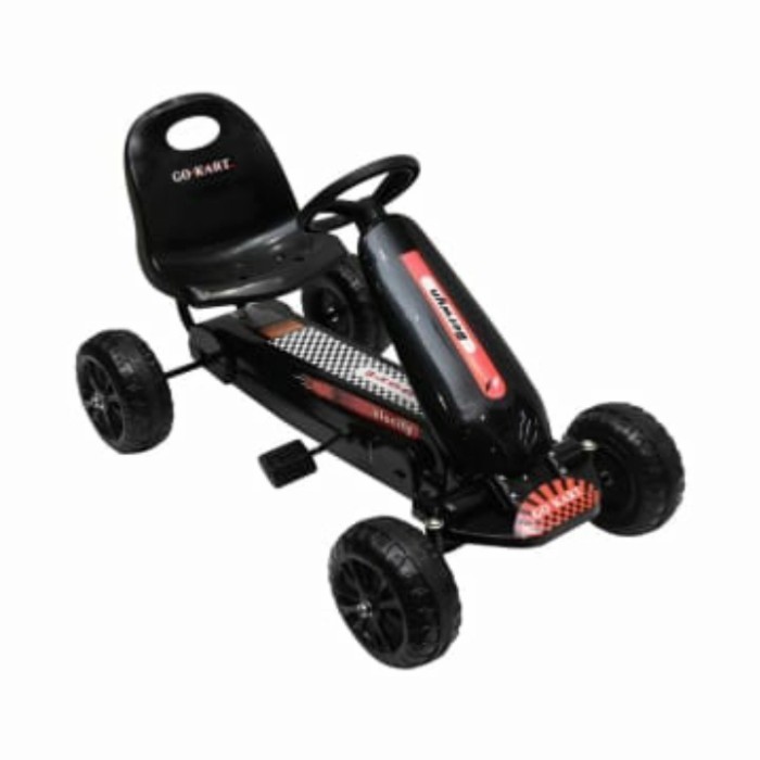 Berwyn Go Kart Anak-Hitam