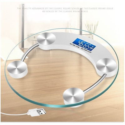 Timbangan Badan Digital Transparan