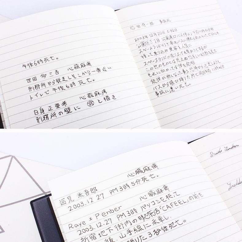 

er-87 Anime Buku Death Note Book Catatan Dengan Casing Dan Pena Bulu Dan Pembatas Buku Deathnote Berkualitas