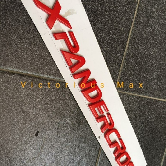 Engine Hood Emblem Xpander Cross/Xpander Merah/Logo Xpander Kap Mesin