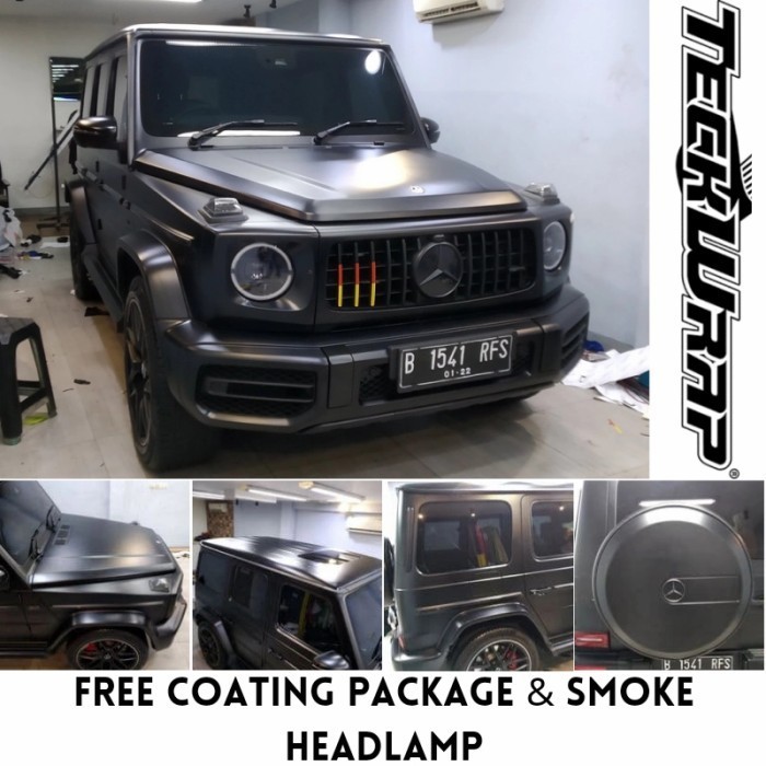 Promo Teckwrap Wrapping Sticker Premium Mobil Full Body Satin Black