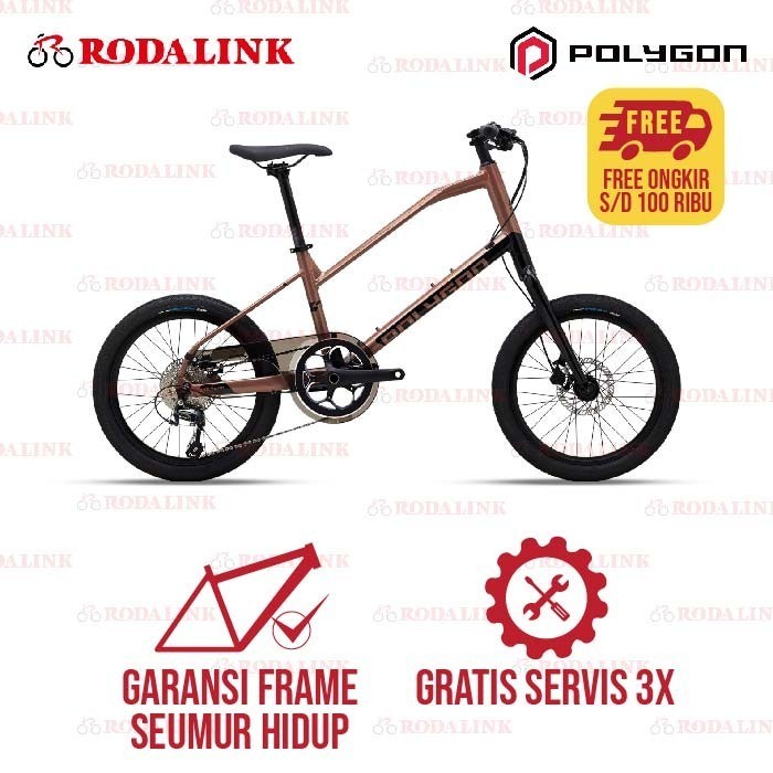 Polygon Sepeda Minivelo Zeta 2 Brown