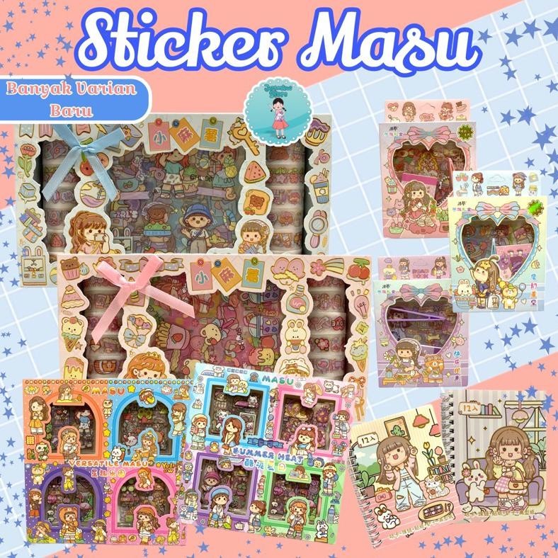 

MASU STICKER BOX AESTHETIC KARAKTER CEWEK KOREA WATERPROOF/STIKER MASU ISI 100PCS ANTI AIR-PVC/ STIKER KARAKTER CEWE CUTE/STIKER MASU/STICKER MASU/STIKER 2D MOTIF KARTUN KOREA LUCU 100 LEMBAR ANTI AIR/ALBUM STIKER MASU/ALBUM STIKER SANRIO/STIKER SANRIO