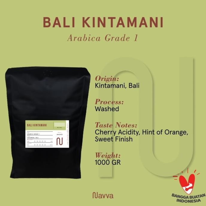 

Biji Kopi / Coffee Beans Premium 100% Arabica Bali Kintamani 1 Kg