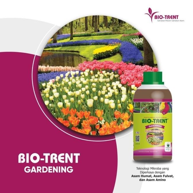 Pupuk Organik Hayati Cair Biotrent Gardening - Tanaman, Bunga & Taman.