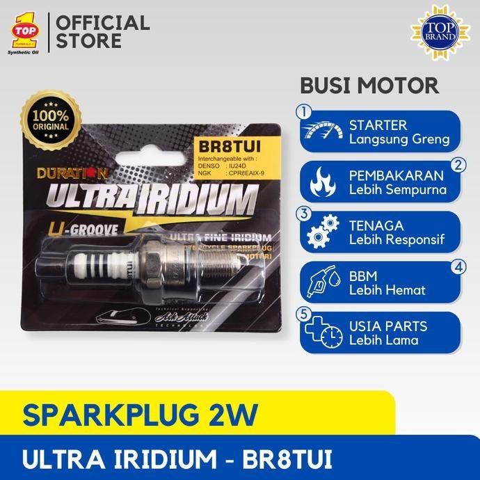 Busi Motor Iridium BR8TUI - Beat - CBR - Jupiter MX 135