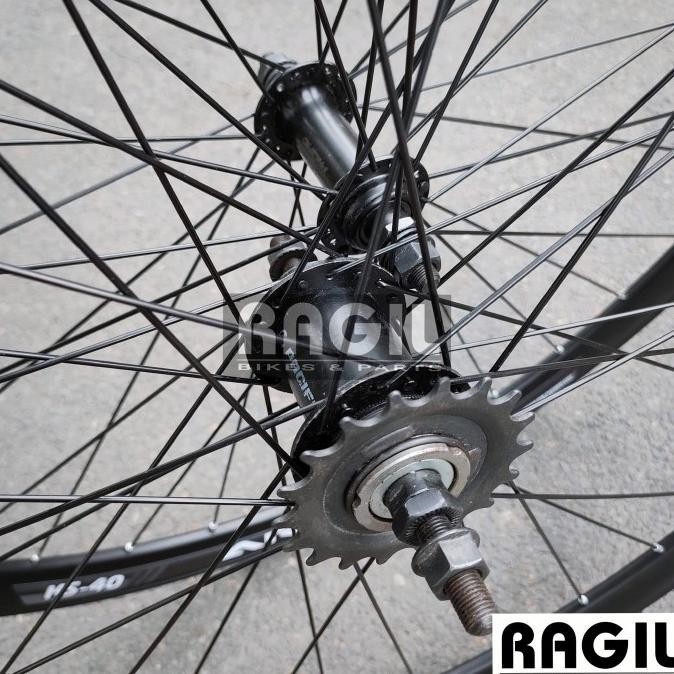 Wheelset Sepeda 700C Araya Ks40 700 C Ks 40 Velg Torpedo Roda Fixie