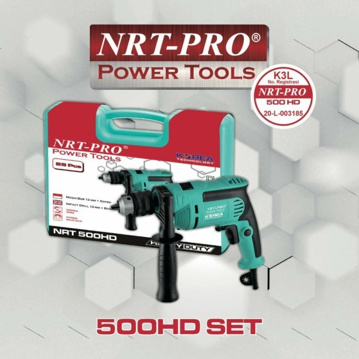 NRT-PRO 500HD Mesin Bor Beton/Bor Listrik 13mm+koper - Toko GBU