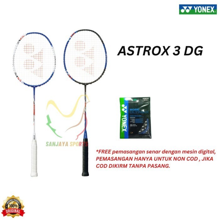 Raket Badnton Bulutangkis Yonex Astrox 3 Dg Hf St
