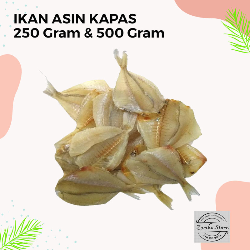 

Ikan Asin Kapas 250 gram / 500 gram / Ikan Asin Kapasan