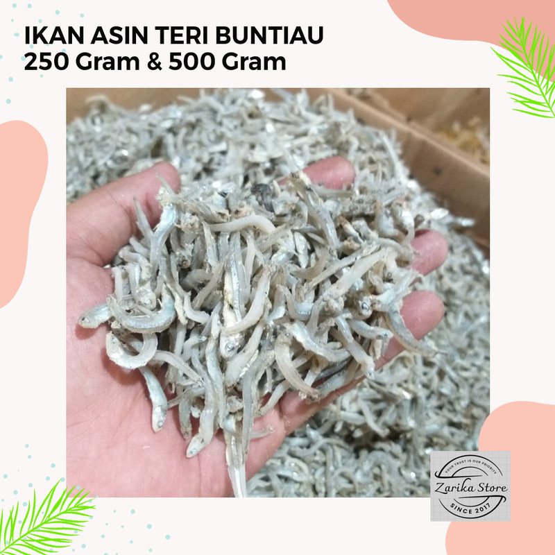 

Ikan Asin Teri BUNTIO 250 gram / 500 gram / BUNTIAU