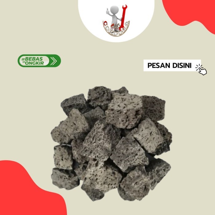 '+'+'+'+] lava Stone/Lava rock batu Grill