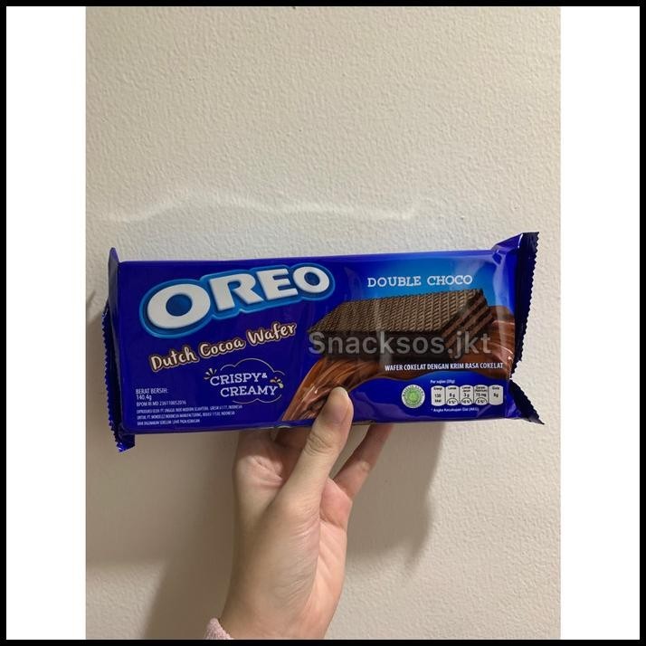 

[Halal] Oreo Dutch Cocoa Double Choco Wafer Crispy & Creamy