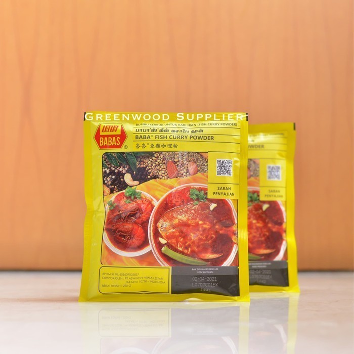 

Brom Babas Bumbu Fish Curry Powder - 250G (Great Taste)