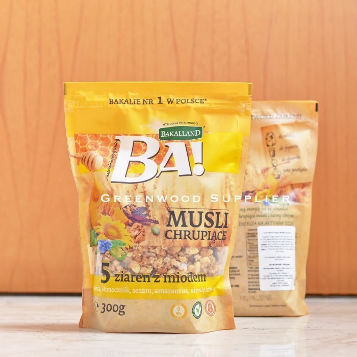 

Brom Bakalland - Crunchy Muesli 5 Seeds & Honey (Premium)