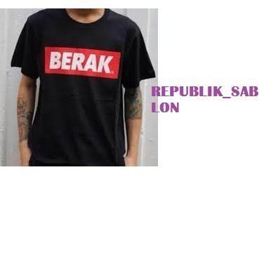 Kaos T Shirt Pria Berak