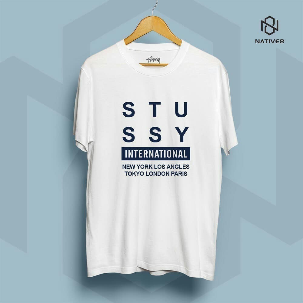 Kaos T Shirt Pria Stussy