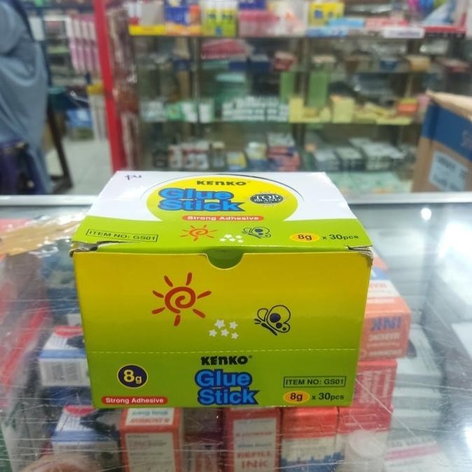 

Lem Glue Stick Kenko 8 gram isi 30 pcs