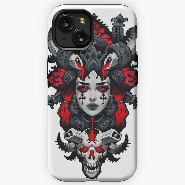 CASE Neon Cyberpunk Girl Urban Goth Style IPHONE X