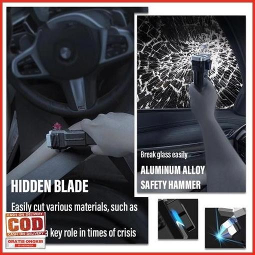 Promo Hemat Senter Palu Emergency Hammer Led Multifungsi Harga Hemat