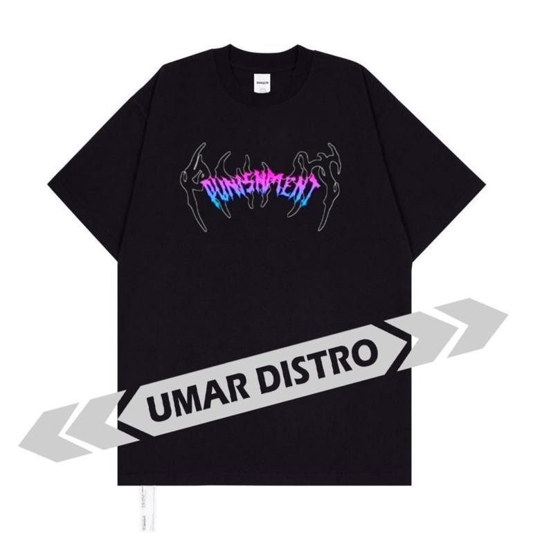 Terbaru T Shirt Kaos Punishment Disaster Baju Punisment Metal Aestetic Premium Terbaik