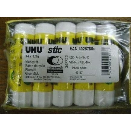 

Glue - UHU - Glue Stick 8,2 Gram (2 Dozens = 2 lusin)