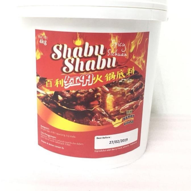 

Bumbu Huoguo / Shabu-shabu Instan / Kuah Mala Sichuan Hotpot 4kg TB