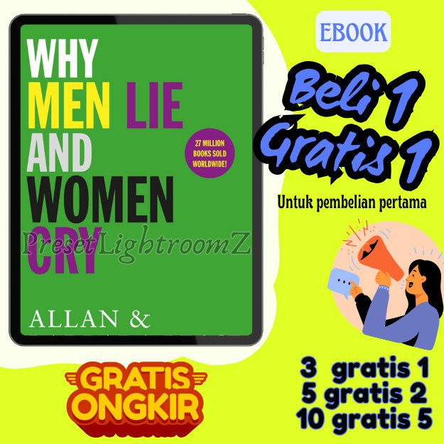 

IND0415 Why Men Lie And Woman Cry Book BEST SELLER (Bahasa Indonesia) Pdf- Revisi