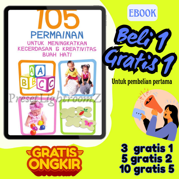 

IND0367 105 Permainan Untuk Meningkatkan Kecerdasan & Kreativitas Buah Hati- Revisi