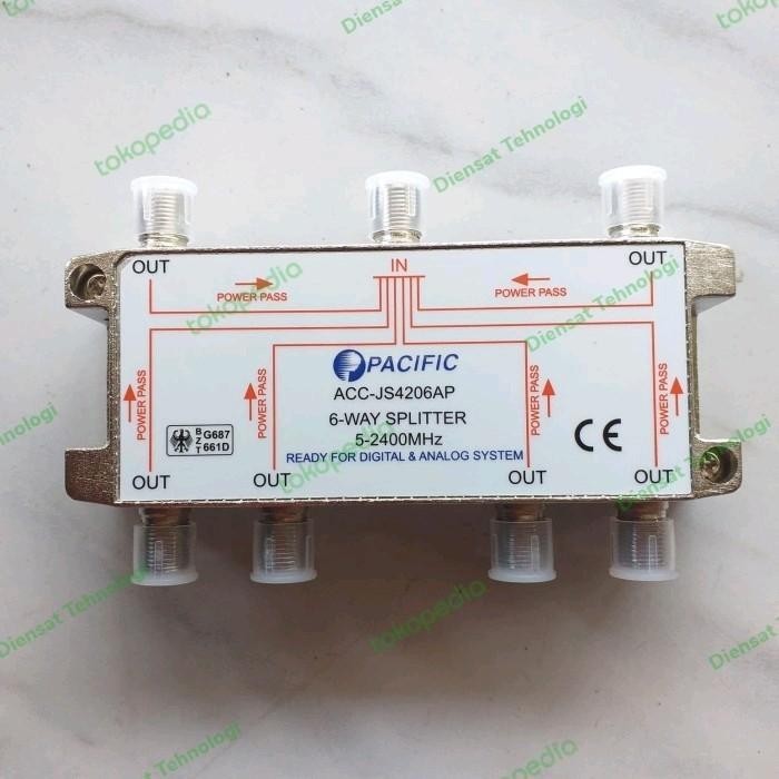 Splitter Spliter Pacific 6 Way