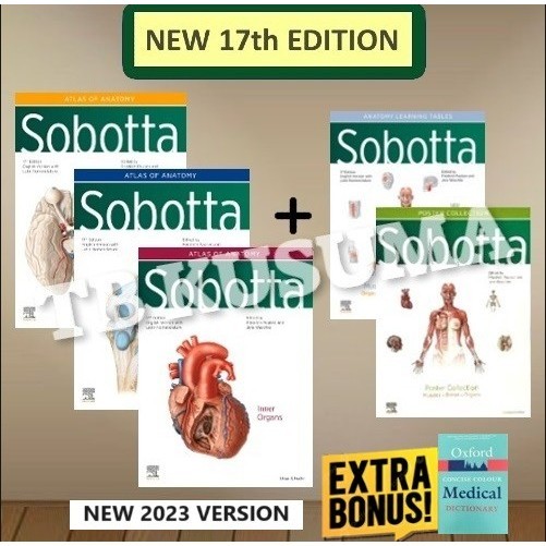 Terbaru Sobotta English Atlas Of Anatomy 17Ed / Sobotta Inggris Edisi 17 (New) Promo Terlaris