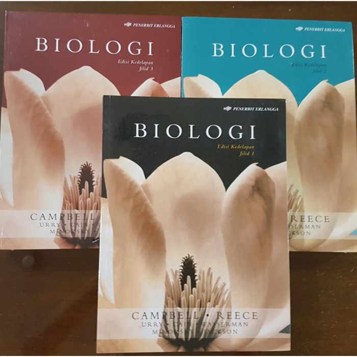 Terbaru [Original] Biologi Jilid 1, 2 Dan 3 Edisi 8 - Campbell Promo Terlaris