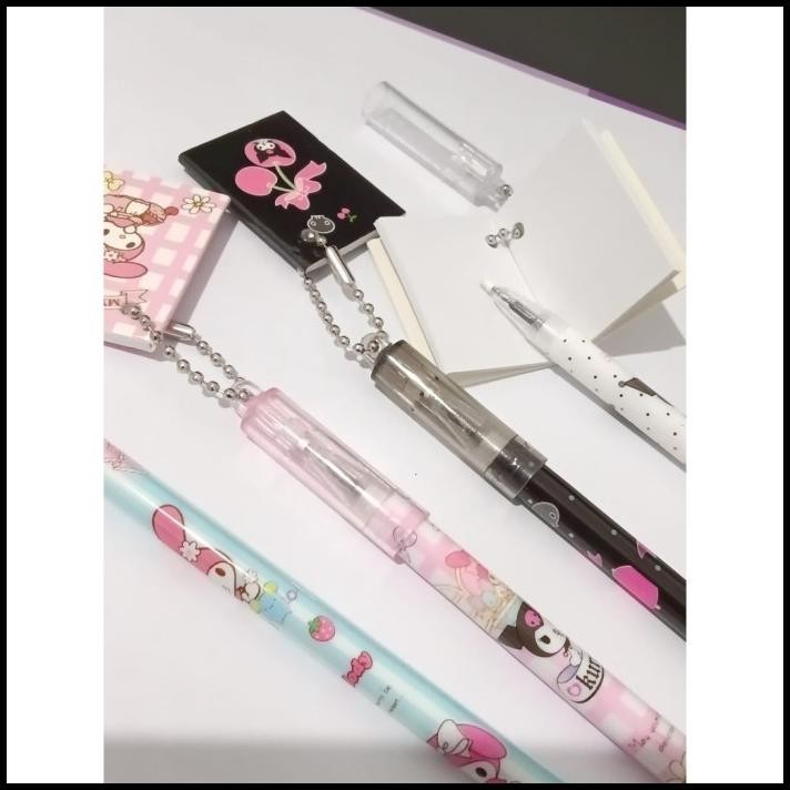 

GRATIS ONGKIR PULPEN GEL GANTUNGAN BUKU MINI KARAKTER SANRIO CUTE SET 12 PCS