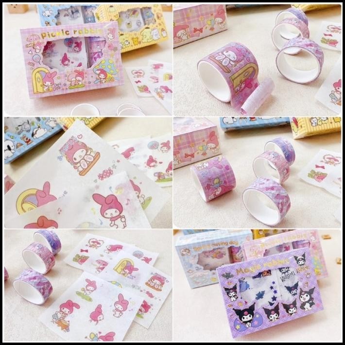

GRATIS ONGKIR KAWAII SANRIO STICKER CARTOON LOTSO PVC TEMPELAN STIKER IMUT KUROMI !!!!!!