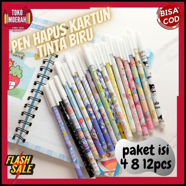 

BEST DEAL PEN HAPUS MURAH PULPEN LUCU ERASEABLE UNIK SANRIO ASTRONOT KARTUN COD !!!!