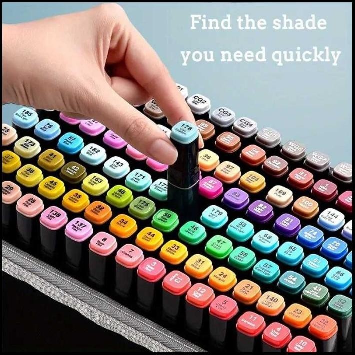 

BEST DEAL SPIDOL WARNA WARNI DUAL SIDE FINE ART BRUSH ART MARKER SET !!!!!!