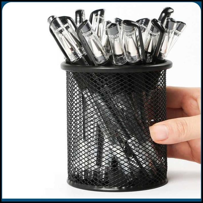 

BEST DEAL PULPEN GEL 0.5 MM ISI ULANG DENGAN TINTA REFILL HITAM 20 PCS !